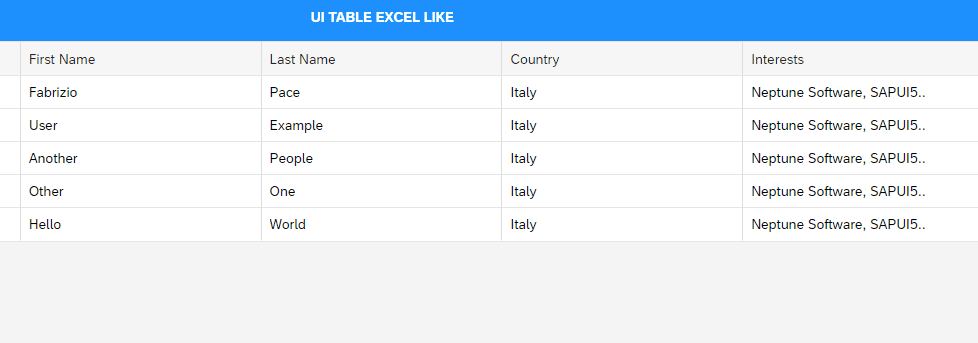 Ctrl + Click mult-cell selection on sap.ui.table