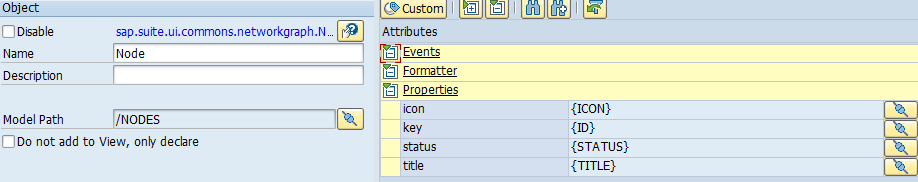 Node element settings