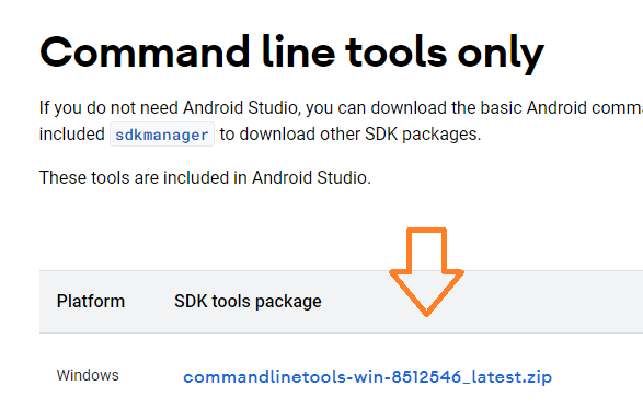 Command line tools only