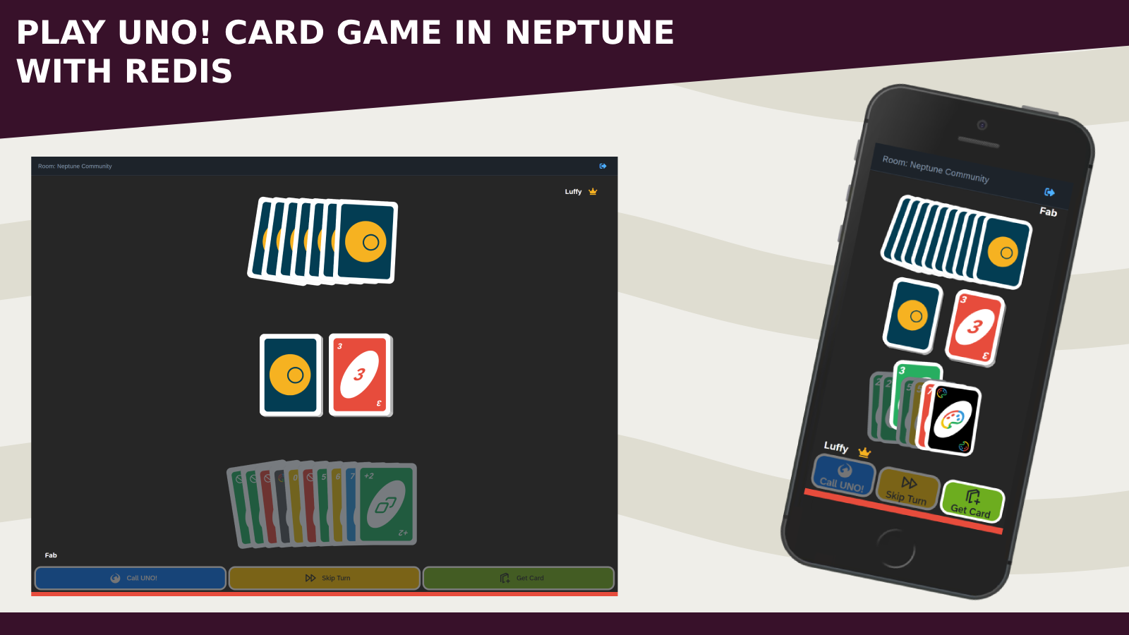 Play UNO! Card Game in Neptune with Redis - GitHub Project Available